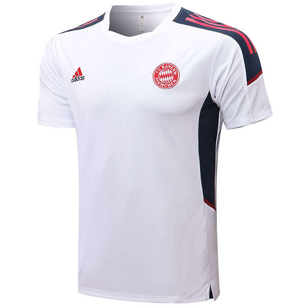 Bayern munich pre-match training soccer uniform men's sportswear football tops sport white shirt 2022-2023